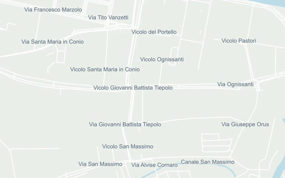 Mappa delle strade intorno a Galleria Ognissanti, 11